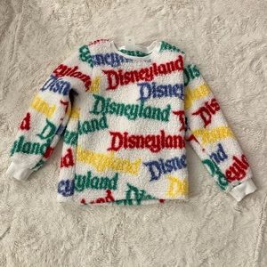 Disney Disneyland oversized sherpa pullover sweatshirt